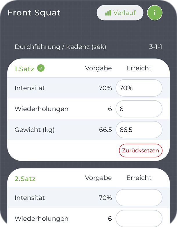 Trainingsplaene: <strong>flexibel und individuell</strong>